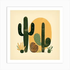 Cactus Print 13 Art Print