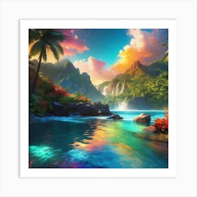 Tropical Paradise 24 Art Print