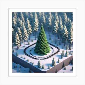 Christmas Tree 11 Art Print