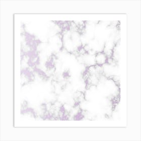 Purple Marble Art Print