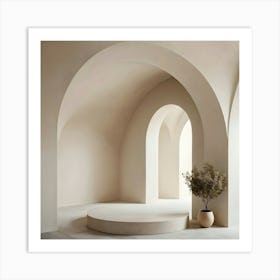 Arched Room 1 Art Print