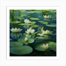 Water Lilies 1 Art Print