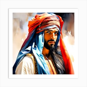 Creative Male Portrait 56 Art Print