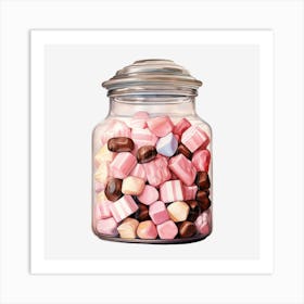 Jar Of Sweets Art Print