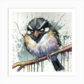 Bird On A Branch 3 Art Print