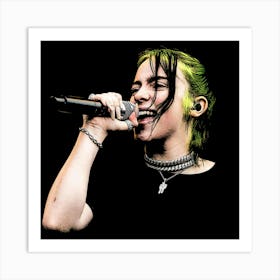 Billie Eilish Music Art Print