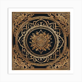 Islamic Mandala Art Print