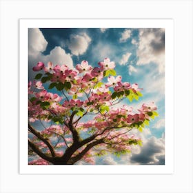 Georgia dogwood tree 3 Art Print