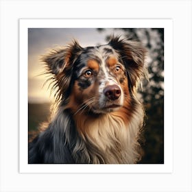 Australian Shepherd Art Print