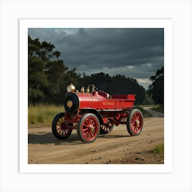 Old Fashioned Car Art Print