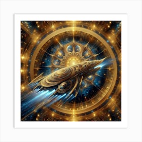 Spaceship 3 Art Print