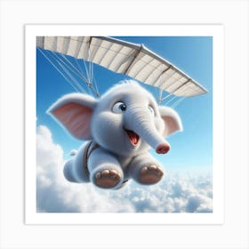 Elephant In The Sky 2 Art Print