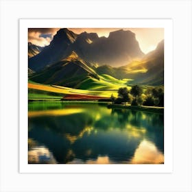 Landscape Wallpapers 13 Art Print