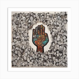 'People'S Hand' Art Print