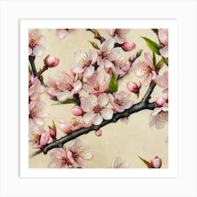 Cherry Blossoms 7 Art Print