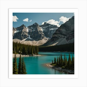 Lake Banff 1 Art Print