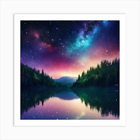 Milky Way 49 Art Print