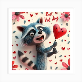 Love valentine day Art Print