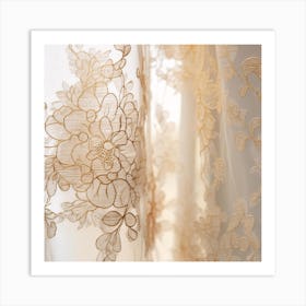 Lace Curtains 3 Art Print