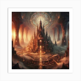 City In The Sky Art Print