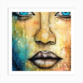 Blue Eyes Art Print