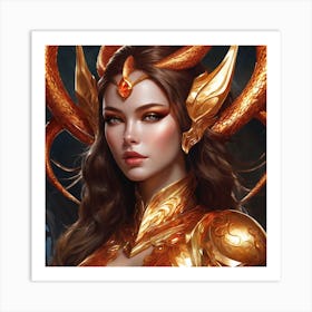 Golden Demon ui Art Print