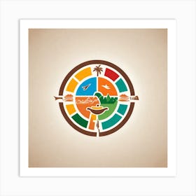 Mexican Logo Design Targeted To Tourism Business 2023 11 08t195401 Art Print