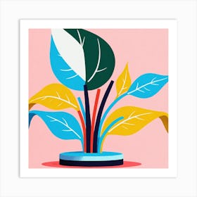 Illustration Of A Plant Art Print