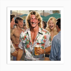 Jeff Spicoli: The Beach Party' Art Print