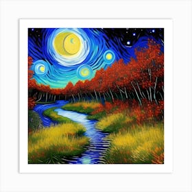 Starry Night Art Print