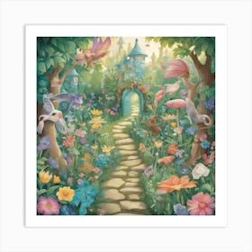 Fairy Garden 7 Art Print