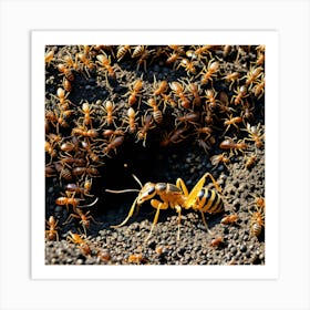 Ant Colony 3 Art Print