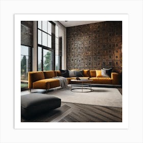 Modern Living Room 6 Art Print