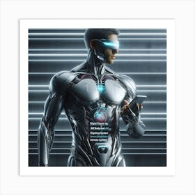 Robot Man 13 Art Print