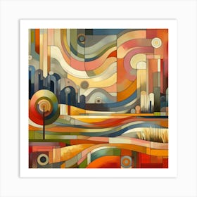 Abstract Painting 11 Art Print