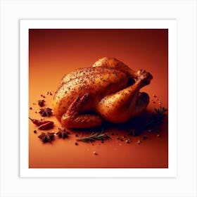 Chicken Food Restaurant69 Art Print