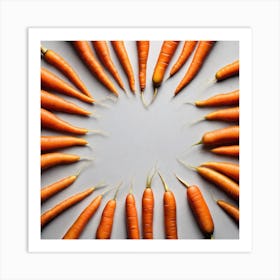 Carrots In A Circle 12 Art Print