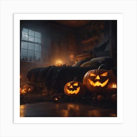 Haloween room Art Print