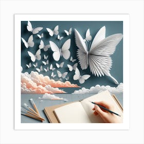 Butterflies 3 Art Print