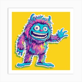 Monster Sticker 6 Art Print