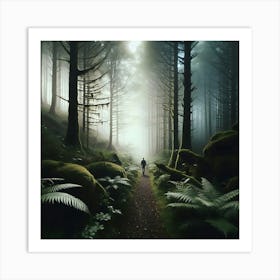 Forest Path 1 Art Print