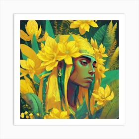 Egyptian Woman Art Print