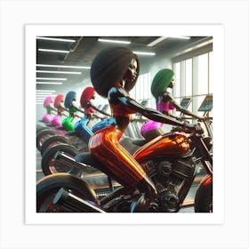 Workout Session Art Print