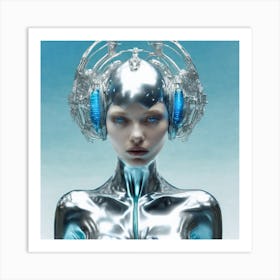 Futuristic Woman 106 Art Print