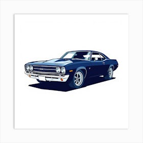 Plymouth Challenger 1 Art Print