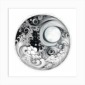 Yin Yang 56 Art Print