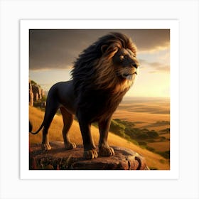 Lion King 44 Art Print