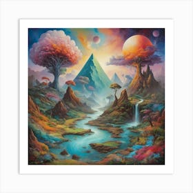 'Sunshine Valley' Art Print Art Print