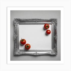 Framed Tomatoes Art Print