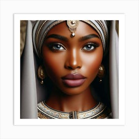 Beautiful African Woman 2 Art Print